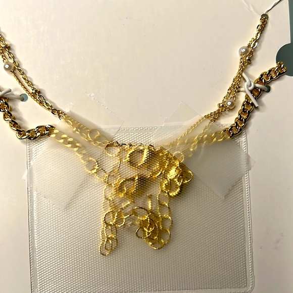 House of Harlow 1960 14kt gold plated set of Anklets (3) NWT - Picture 3 of 4